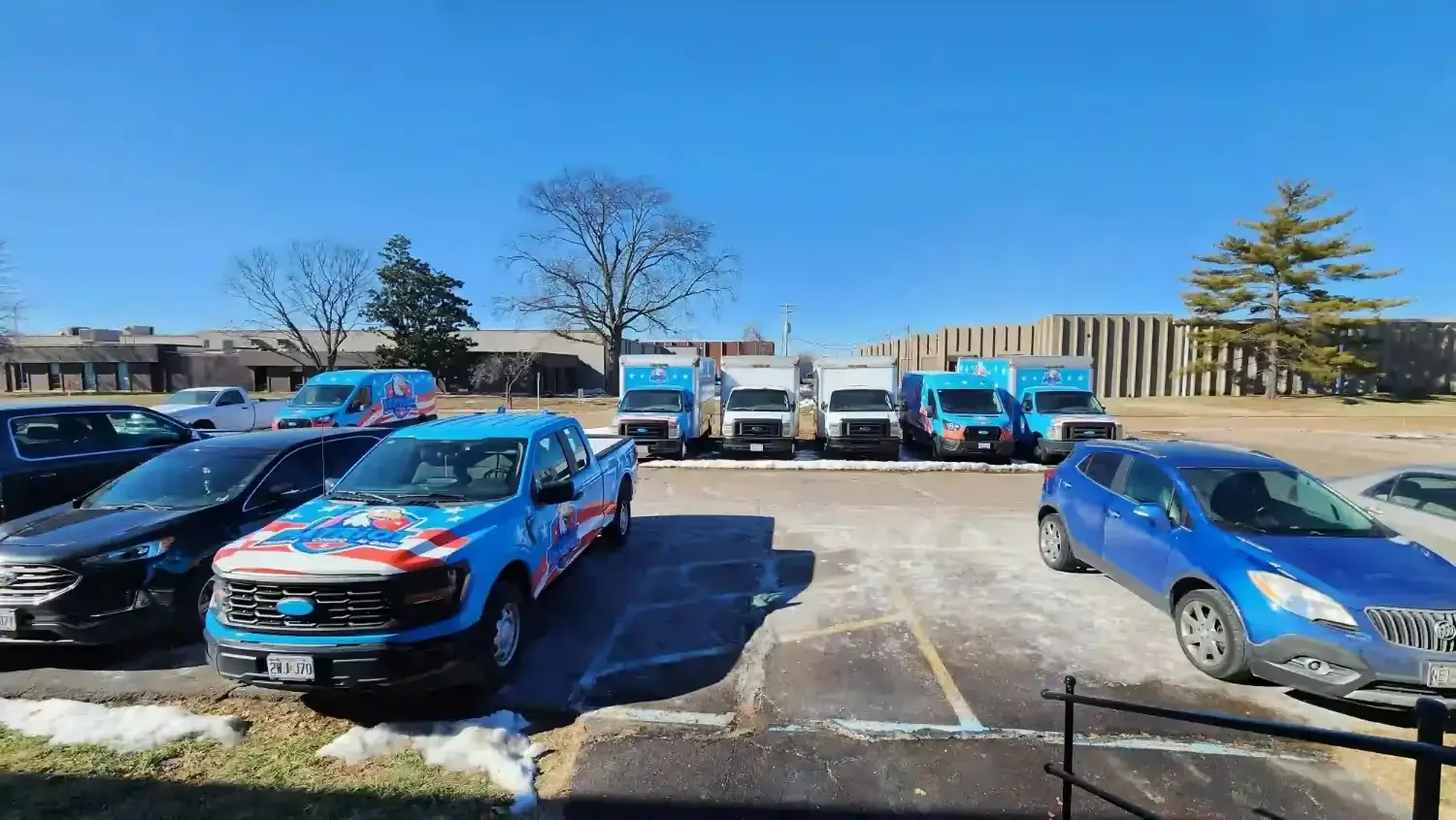Multiple Vehicles parked